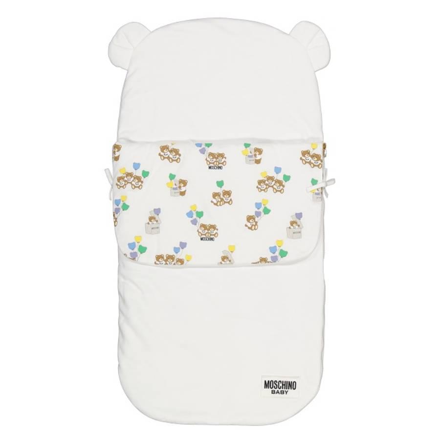 Moschino Infant Signature Teddy Bear-Motif Sleep Bag by MOSCHINO