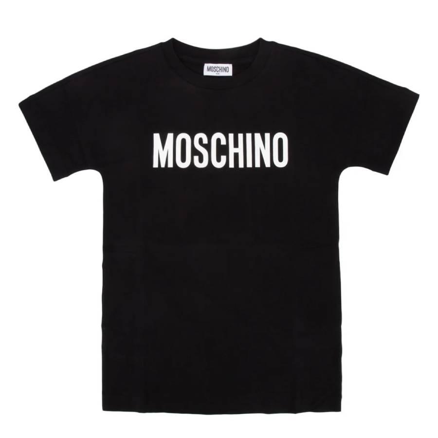 Moschino Kids Logo Print Jersey Dress by MOSCHINO
