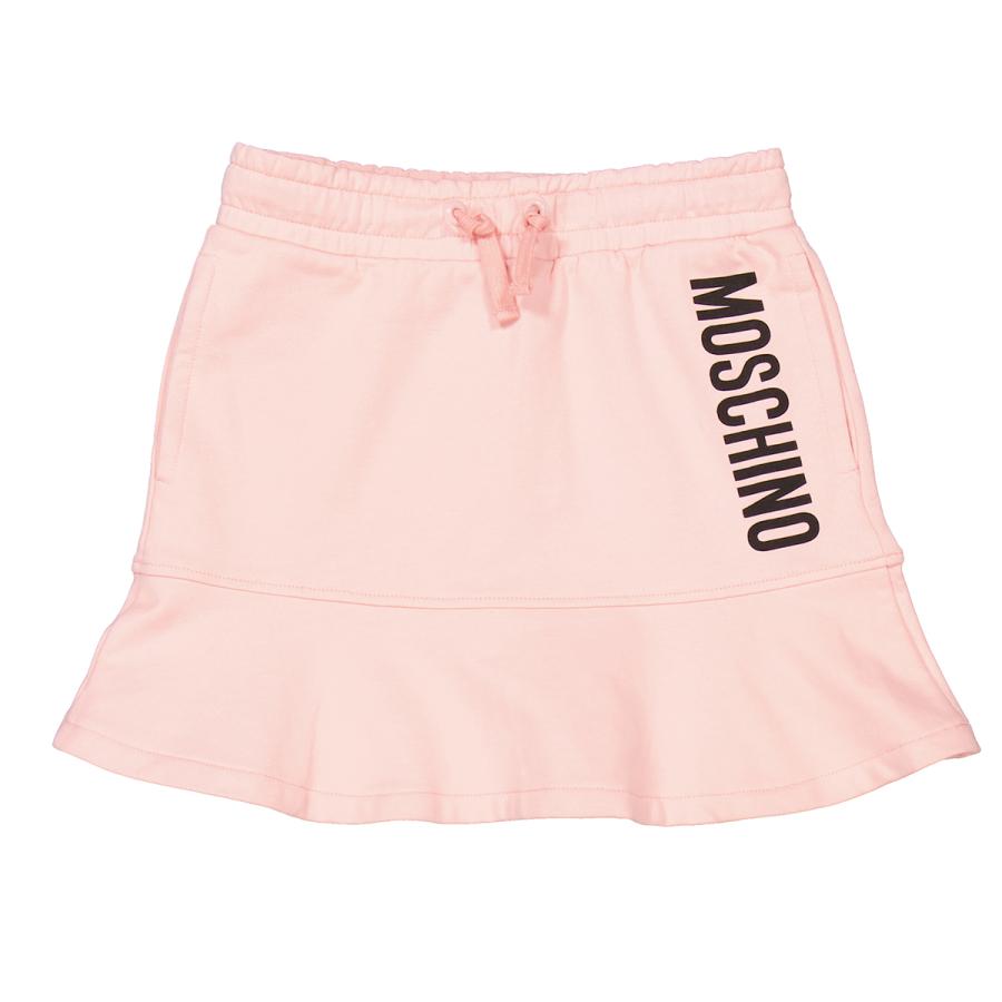 Moschino Kids Logo Print Ruffle-Hem Skirt by MOSCHINO