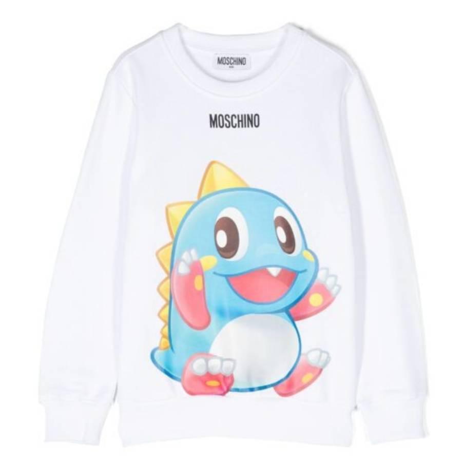 Moschino Kids Puzzle Bobble Print Sweatshirt by MOSCHINO