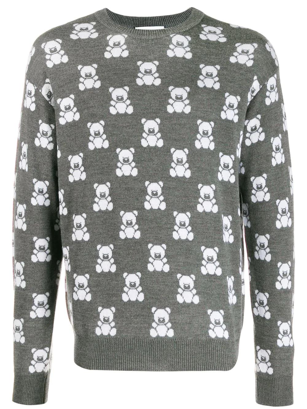 Teddy Bear intarsia jumper by MOSCHINO
