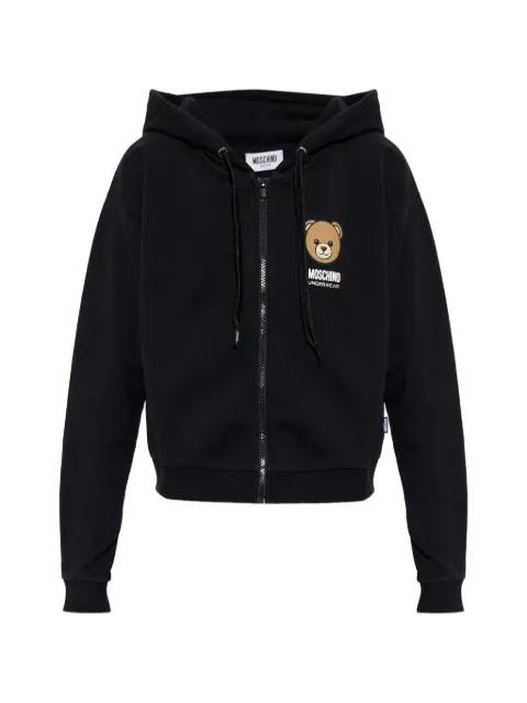 Teddy Bear logo hoodie by MOSCHINO