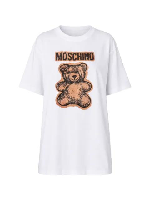 Teddy Bear logo-print T-shirt by MOSCHINO