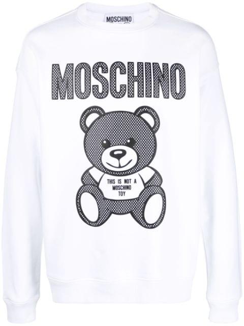 Teddy Bear logo-print sweatshirt by MOSCHINO