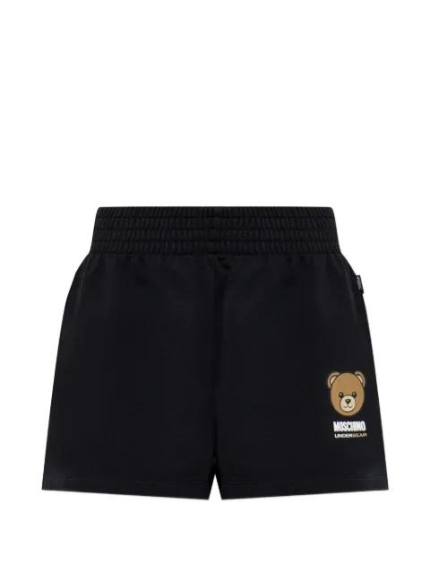 Teddy Bear-logo shorts by MOSCHINO