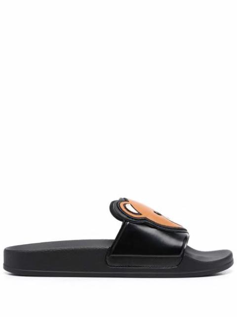 Teddy Bear motif slides by MOSCHINO