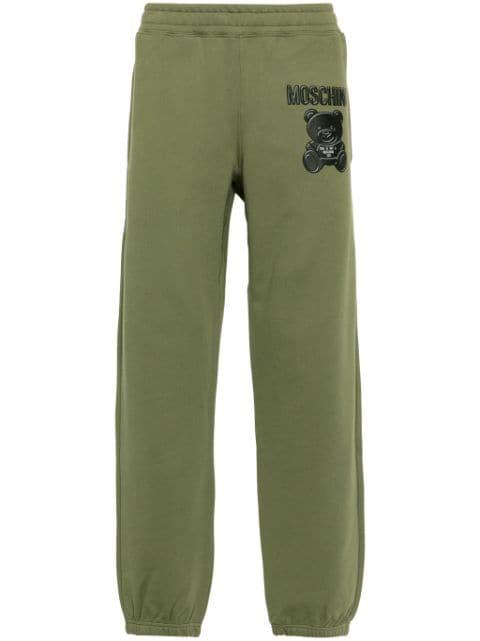 Teddy Bear-motif track pants by MOSCHINO
