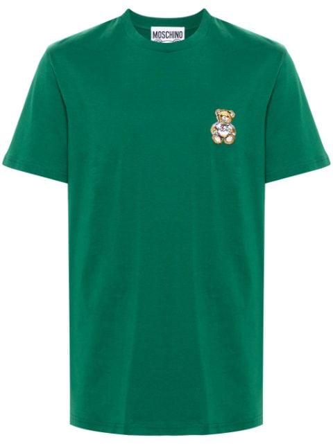Teddy Bear-patch cotton T-shirt by MOSCHINO