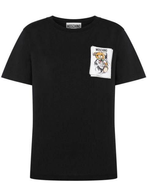 Teddy Bear-print cotton T-shirt by MOSCHINO