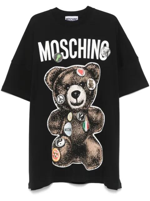 Teddy Bear-print mini dress by MOSCHINO