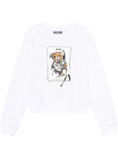 Teddy Bear-print sweatshirt by MOSCHINO