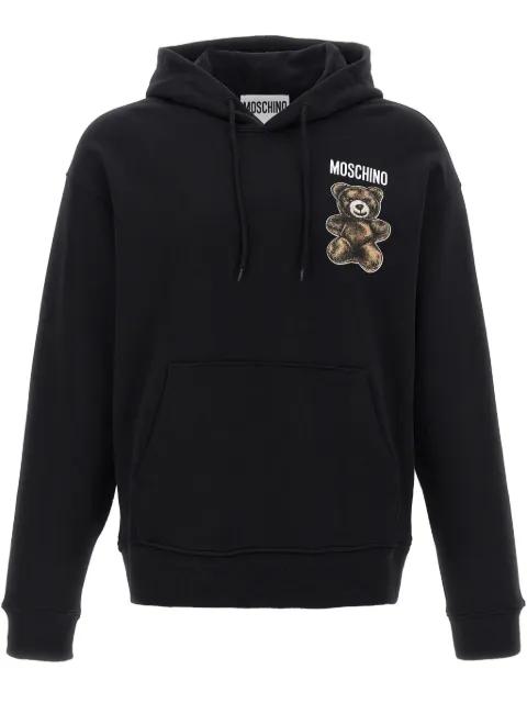 Teddy-print hoodie by MOSCHINO