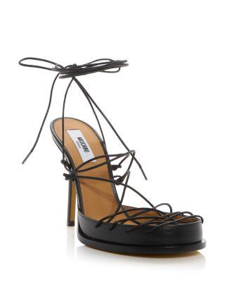 Women's Laced Strappy Sandals by MOSCHINO