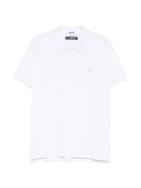 animal appliqué polo shirt by MOSCHINO