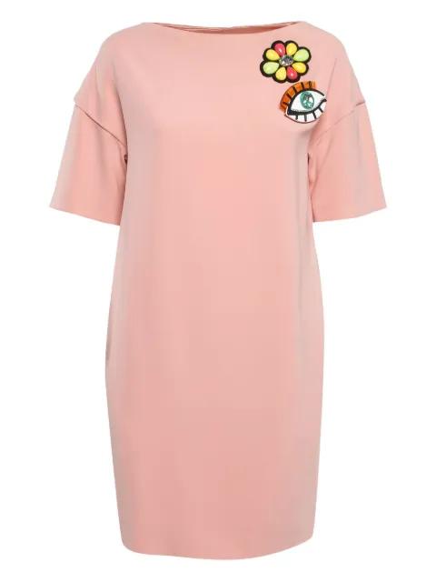 appliqué-detail dress by MOSCHINO 