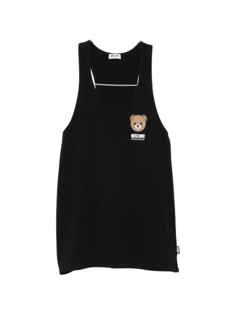 bear logo vest by MOSCHINO