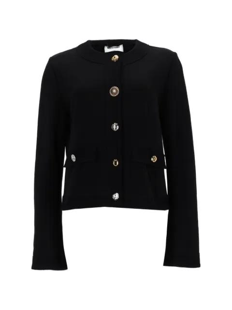 black cardigan by MOSCHINO