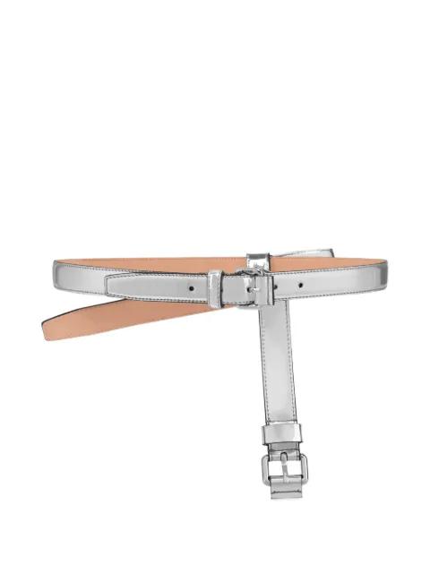 bow-detail buckle belt by MOSCHINO