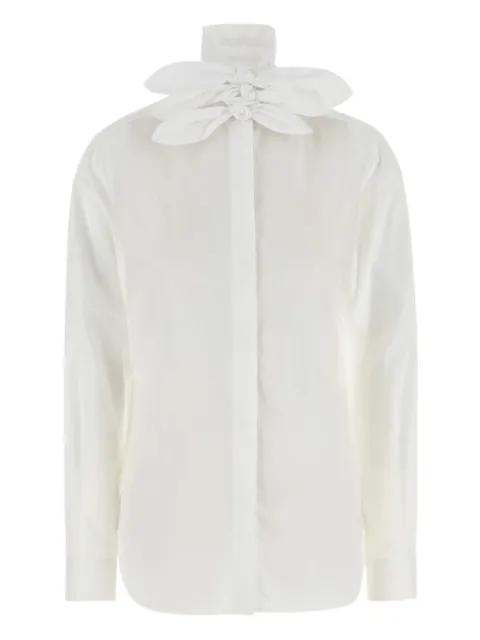 bow-detail cotton shirt by MOSCHINO