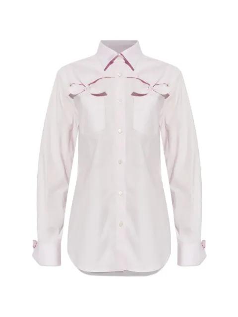 bow-detail shirt by MOSCHINO