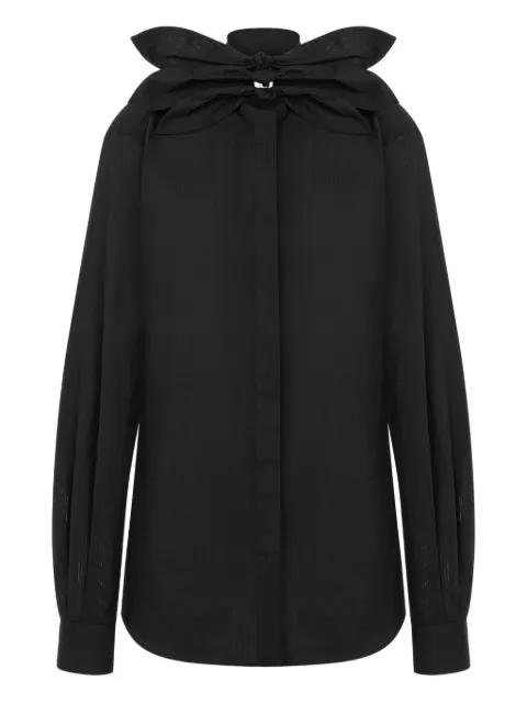 bow-detail shirt by MOSCHINO