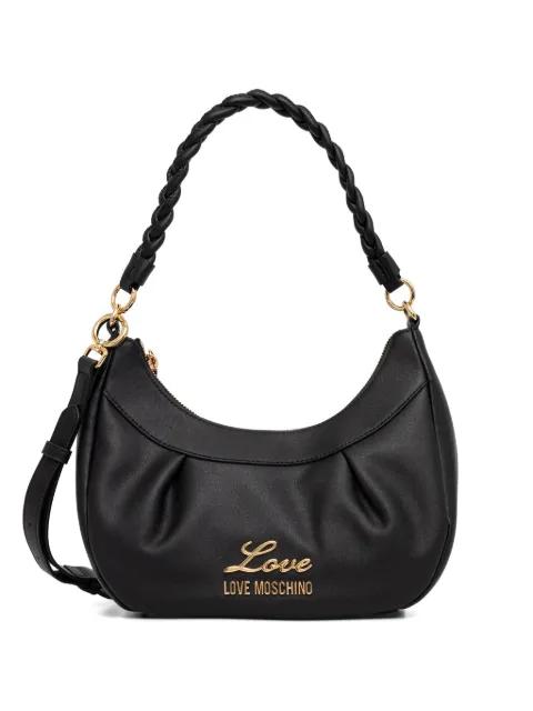 braided-handle tote bag by MOSCHINO
