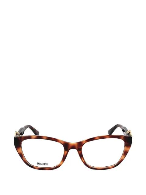 buckle-detail glasses by MOSCHINO