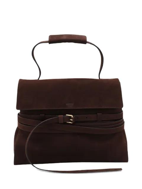 buckle-detail tote bag by MOSCHINO buckle-detail tote bag by MOSCHINO