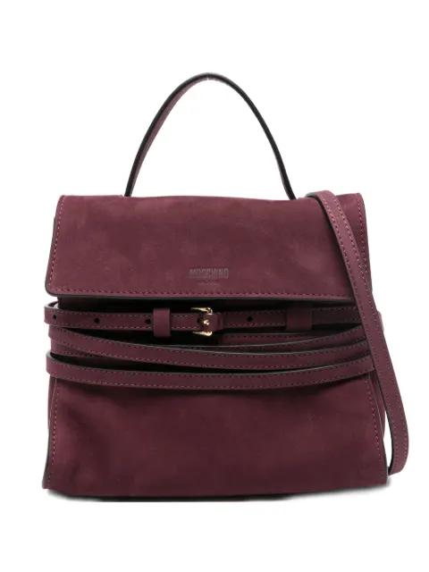 buckle-detail tote bag by MOSCHINO