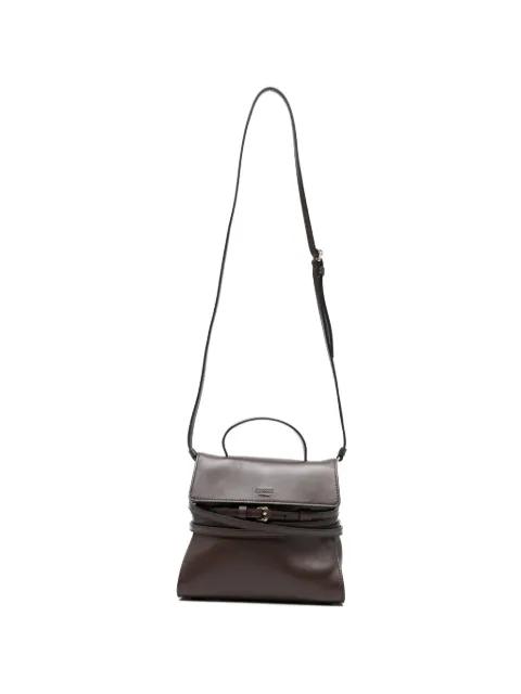buckle leather mini bag by MOSCHINO