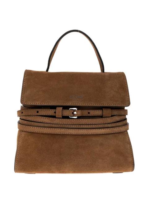 buckled top-handle tote bag by MOSCHINO