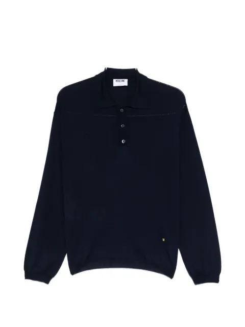 button logo polo shirt by MOSCHINO