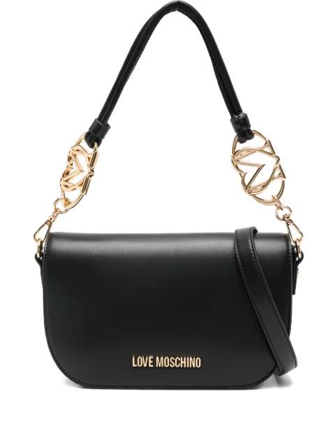 chain-embellished shoulder bag by MOSCHINO