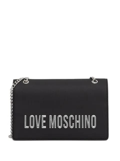 chain-strap logo cross body bag by MOSCHINO
