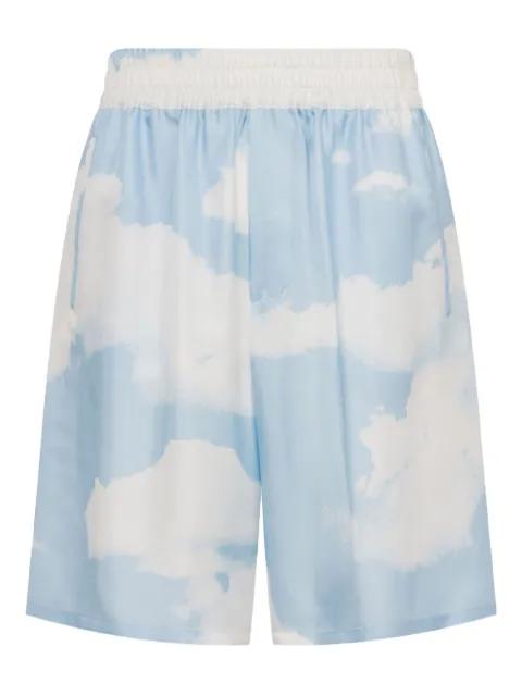 cloud-print shorts by MOSCHINO