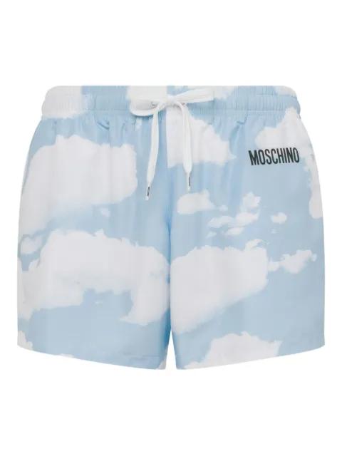 cloud-print swim shorts by MOSCHINO