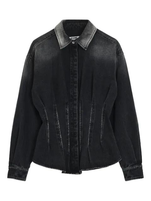 concealed-closure shirt by MOSCHINO