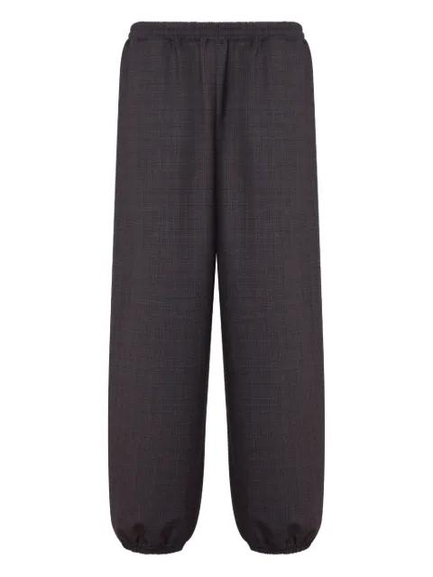 contrasting-trim trousers by MOSCHINO