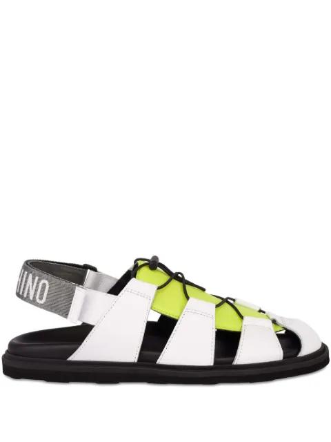 cut-out strap sandals by MOSCHINO