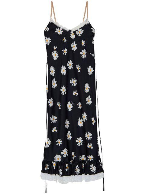 daisy-print midi dress by MOSCHINO