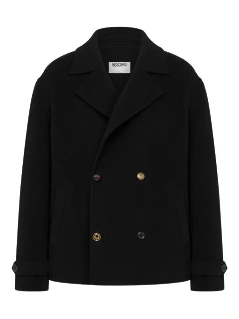 double-breasted coat by MOSCHINO
