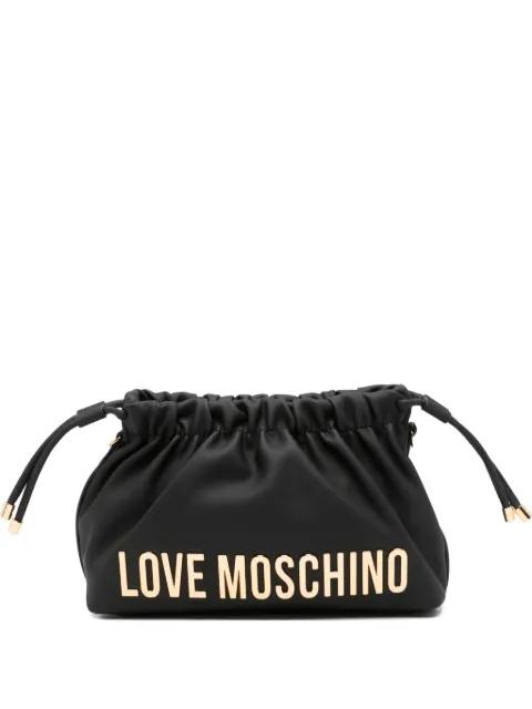 drawstring clutch bag by MOSCHINO