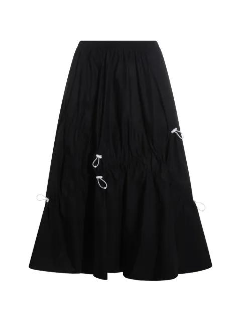 drawstring midi skirt by MOSCHINO
