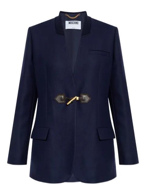 elbow-patch blazer by MOSCHINO