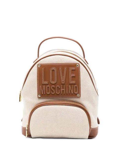 embossed-logo backpack by MOSCHINO