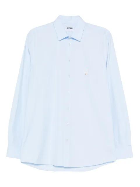 embroidered cotton shirt by MOSCHINO
