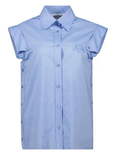 embroidered-logo shirt by MOSCHINO