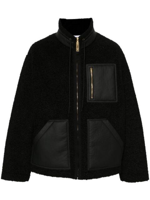 faux-shearling jacket by MOSCHINO