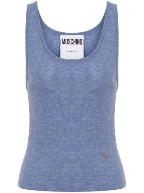 fine-ribbed top by MOSCHINO