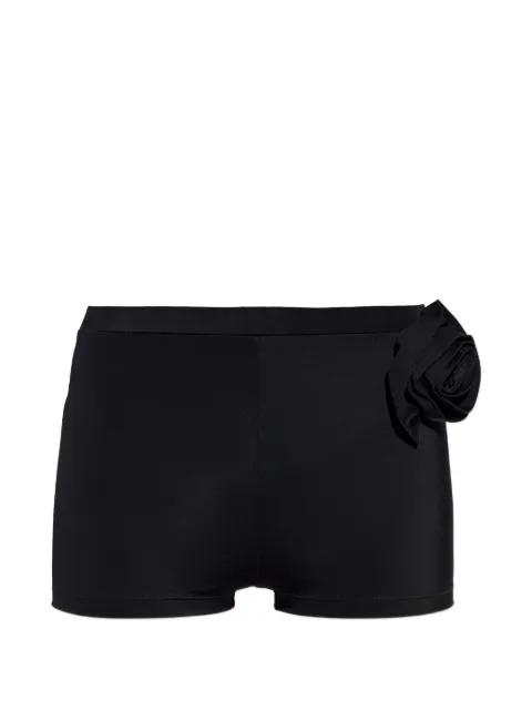 floral-detail bikini shorts by MOSCHINO